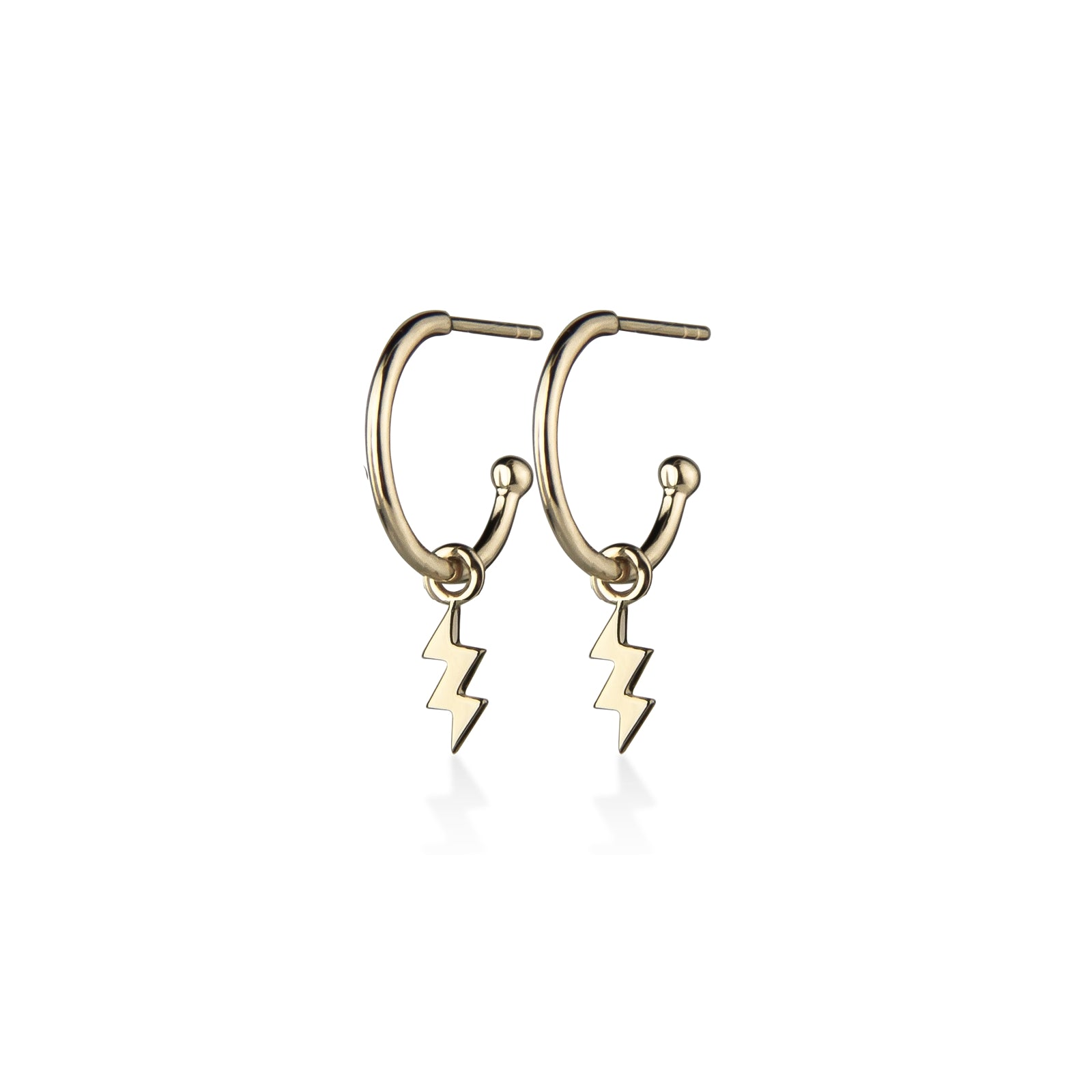 LIGHTNING BOLT HOOPS