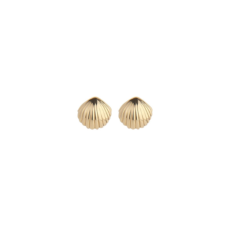SEASHELL CALLOP STUDS