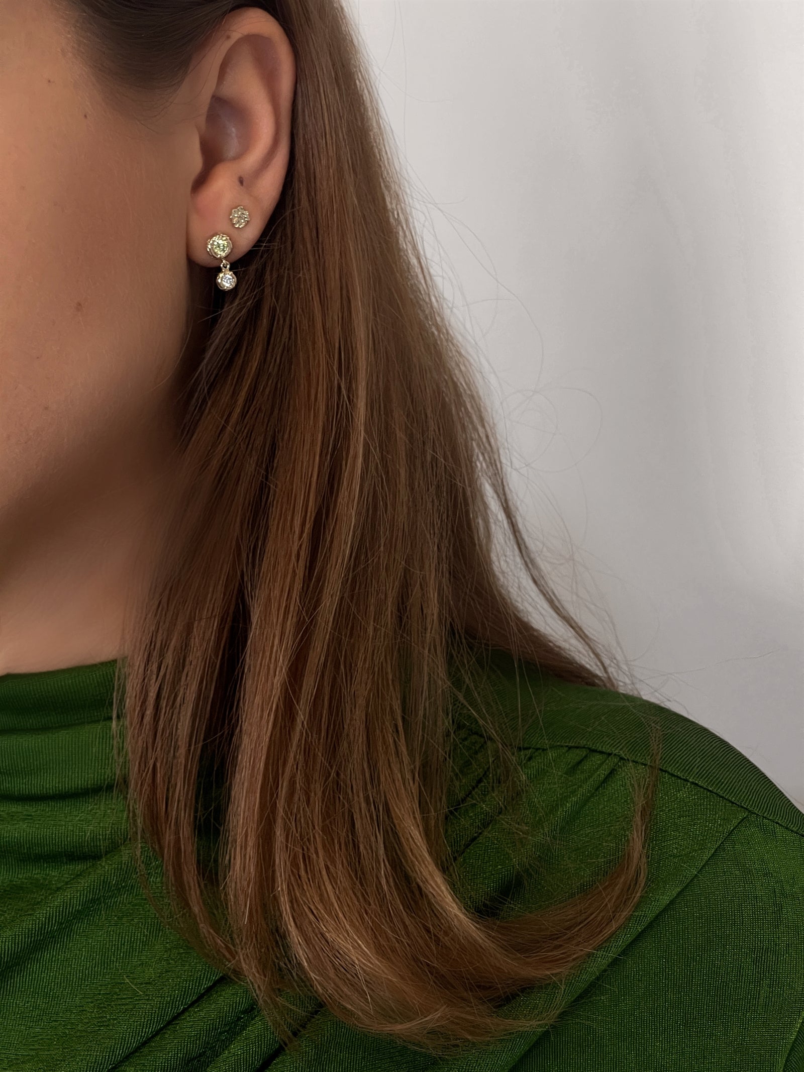 I AM GOLD DAINTY STUDS